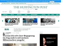 Bild zum Artikel: Warum ich seit einer Begegnung im Zug anders mit meinen Mitmenschen umgehe