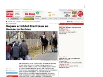 Bild zum Artikel: Ungarn errichtet Drahtzaun an Grenze zu Serbien