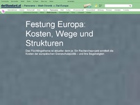 Bild zum Artikel: The Migrants Files - 'Festung Europa': Kosten, Wege und Strukturen