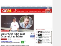Bild zum Artikel: Dieser Chef rührt ganz Österreich zu Tränen