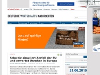 Bild zum Artikel: Schweiz simuliert Zerfall der EU und erwartet Unruhen in Europa