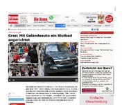 Bild zum Artikel: Zwei Tote, etliche Verletzte bei Amokfahrt in Graz