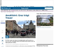 Bild zum Artikel: Amokfahrt in Graz: Zwei Tote und bis zu 50 Verletzte