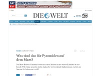 Bild zum Artikel: Curiosity-Fund: Was sind das für Pyramiden auf dem Mars?