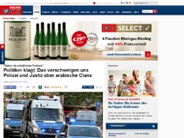 Bild zum Artikel: 'Haben ein erhebliches Problem' - Politiker klagt: Das verschweigen uns Polizei und Justiz über arabische Clans