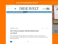 Bild zum Artikel: Sommer: Der Regen geht, die Hitze kommt mit bis zu 40 Grad