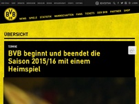 Bild zum Artikel: BVB beginnt und beendet die Saison 2015/16 mit einem Heimspiel