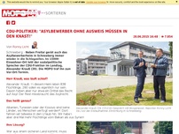 Bild zum Artikel: CDU-Politiker: 'Asylbewerber ohne Ausweis müssen in den Knast!'