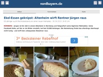 Bild zum Artikel: Ekel-Essen geknipst: Altenheim wirft Rentner Jürgen raus