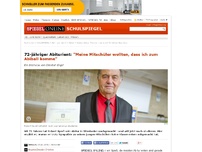 Bild zum Artikel: 72-jähriger Abiturient: 'Meine Mitschüler wollten, dass ich zum Abiball komme'