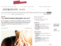 Bild zum Artikel: Jurastudium: 
  'Vor dem Examen übergaben wir uns'