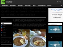 Bild zum Artikel: Bayern: Rentner fotografiert schlechte Qualität seines Essens – Seniorenheim will ihn dafür rausschmeißen