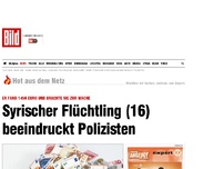 Bild zum Artikel: Er fand 1450 Euro - Syrischer Flüchtling (16) beeindruckt Polizisten