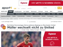 Bild zum Artikel: Thomas Müller definitiv nicht zu United