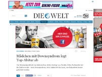 Bild zum Artikel: Maximale Punktzahl: Mädchen mit Downsyndrom legt Top-Abitur ab