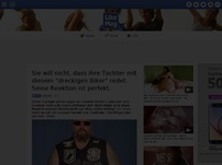 Bild zum Artikel: Sie sagt ihrer Tochter, nicht mit diesem 'dreckigen Biker' zu reden. Seine Antwort ist perfekt.