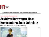 Bild zum Artikel: Wegen Fremdenhass - Azubi verliert seinen Lehrplatz