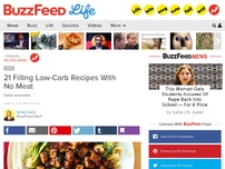 Bild zum Artikel: 21 Low-Carb Vegetarian Recipes That Will Actually Fill You Up