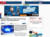 Bild zum Artikel: 50 Polizisten im Einsatz - Massenschlägerei! Dutzende Flüchtlinge gehen in Trier aufeinander los