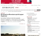 Bild zum Artikel: Landwirtschaft: 
  Ein Stapel an Beweisen spricht gegen Glyphosat