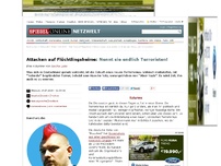 Bild zum Artikel: Attacken auf Flüchtlingsheime: Nennt sie endlich Terroristen!