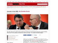 Bild zum Artikel: Unruhe in der SPD: Die Zombie-Partei
