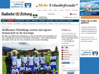 Bild zum Artikel: Müllheimer Flüchtlinge starten mit eigener Mannschaft in die Kreisliga