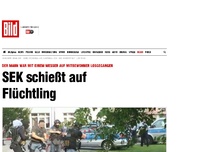 Bild zum Artikel: Nach Messer-Attacke - SEK schießt auf Flüchtling