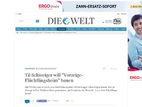 Bild zum Artikel: Zivilcourage: Til Schweiger will 'Vorzeige-Flüchtlingsheim' bauen