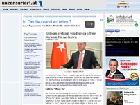 Bild zum Artikel: Erdogan verlangt von Europa offene Grenzen für Asylanten