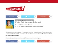 Bild zum Artikel: Es ist Zeit für einen Aufstand