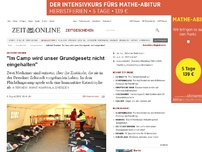 Bild zum Artikel: Zeltstadt Dresden: 
  'Im Camp wird unser Grundgesetz nicht eingehalten'