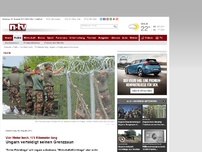 Bild zum Artikel: Vier Meter hoch, 175 Kilometer lang: Ungarn verteidigt seinen Grenzzaun