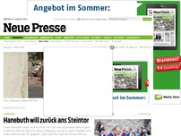 Bild zum Artikel: Hanebuth will zurück ans Steintor