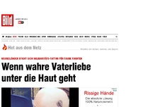 Bild zum Artikel: Für gehörlose Tochter - Wenn wahre Vaterliebe unter die Haut geht