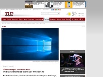 Bild zum Artikel: 'Überwachung bis zum letzten Klick': Verbraucherzentrale warnt vor Windows 10