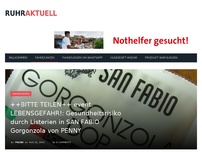 Bild zum Artikel: ++BITTE TEILEN++ event. LEBENSGEFAHR!: Gesundheitsrisiko durch Listerien in SAN FABIO Gorgonzola von PENNY