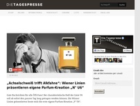 Bild zum Artikel: „Achselschweiß trifft Alkfahne“: Wiener Linien präsentieren eigene Parfum-Kreation „N° U6“