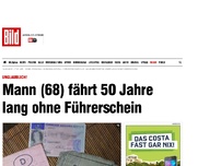 Bild zum Artikel: Unglaublich! - Mann (68) fährt 50 Jahre lang ohne Führerschein