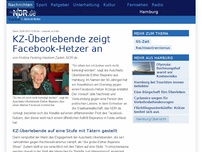 Bild zum Artikel: KZ-Überlebende zeigt Facebook-Hetzer an