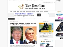 Bild zum Artikel: Donald Trump und Hape Kerkeling noch nie im selben Raum gesehen worden