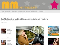 Bild zum Artikel: Großbritannien verbietet Rauchen im Auto mit Kindern