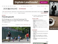 Bild zum Artikel: Flüchtlinge: 
  Freunde gesucht