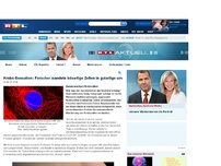 Bild zum Artikel: Krebs-Sensation: Forscher wandeln bösartige Zellen in gutartige um - RTL.de
