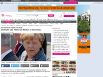 Bild zum Artikel: Angela Merkel in Heidenau: Rechtsradikaler Empfang in Sachsen