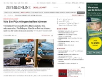 Bild zum Artikel: Ehrenamtliches Engagement: 
  Wie Sie Flüchtlingen helfen können