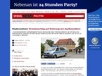 Bild zum Artikel: Niedersachsen: Brandanschlag auf Wohnung von Asylbewerbern