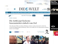 Bild zum Artikel: Heidenau: Die Antifa jagt Sachsens Innenminister einfach vom Hof