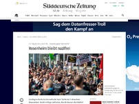 Bild zum Artikel: Proteste gegen 'Die Rechte': Rosenheim bleibt nazifrei