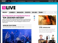 Bild zum Artikel: Die Toten Hosen bei Anti-Rechts-Festival: 'Ein Zeichen setzen'